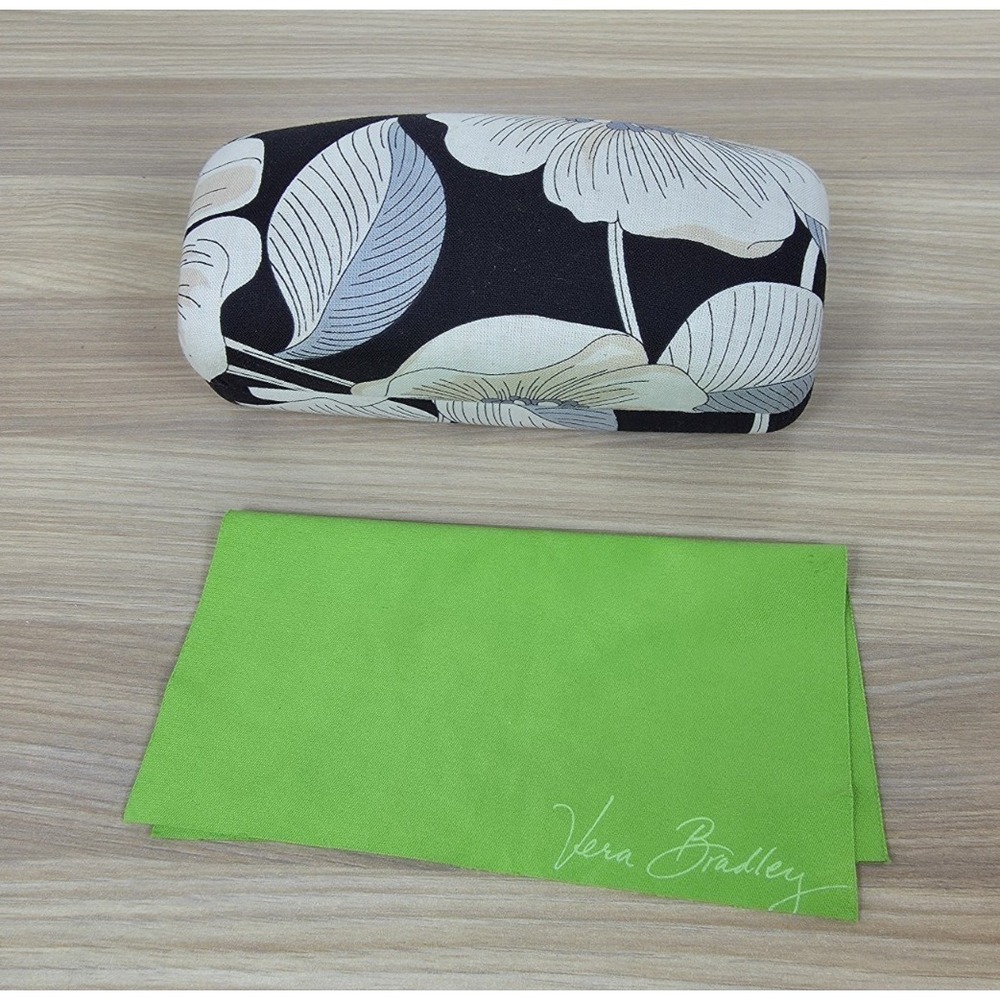 Vera Bradley Eye Glass Case Camellia Clam Shell‎ Sunglasses